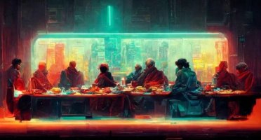 03. Тайная вечеря в стиле киберпанк.JPG 03. Тайная вечеря в стиле киберпанк.JPG